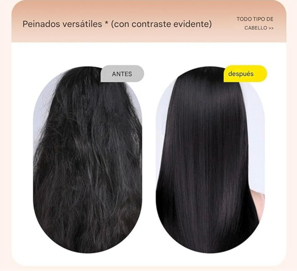 Mini Plancha de pelo con 3 temperaturas